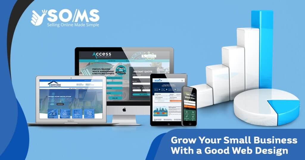 grow your small business with a good web design